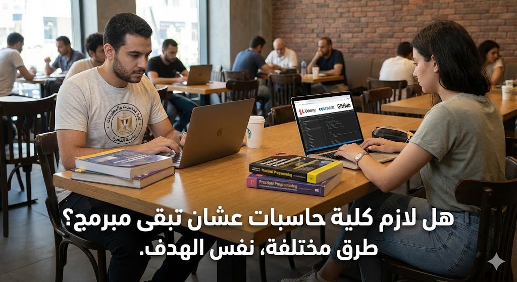 هل لازم تختار كلية حاسبات عشان تبقى مبرمج؟