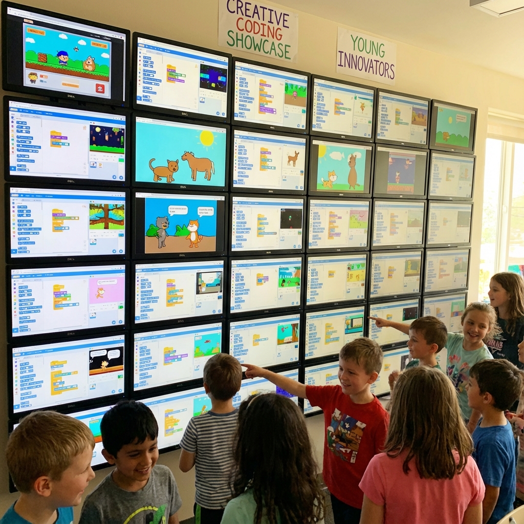 مشاريع برمجية بسيطة يقدر يعملها الطفل في أول أسبوع