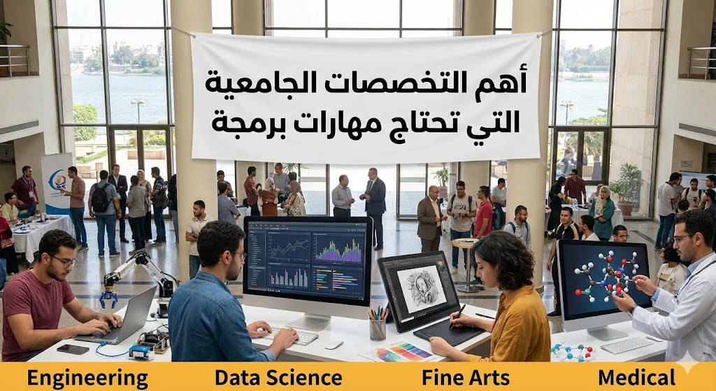 أهم التخصصات الجامعية اللي بتحتاج مهارات برمجة